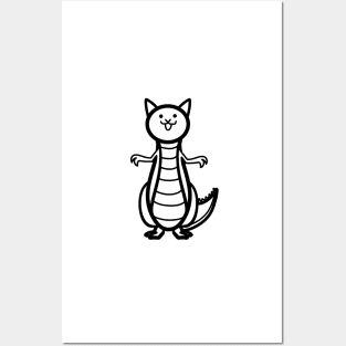 Dragon Cat Posters and Art